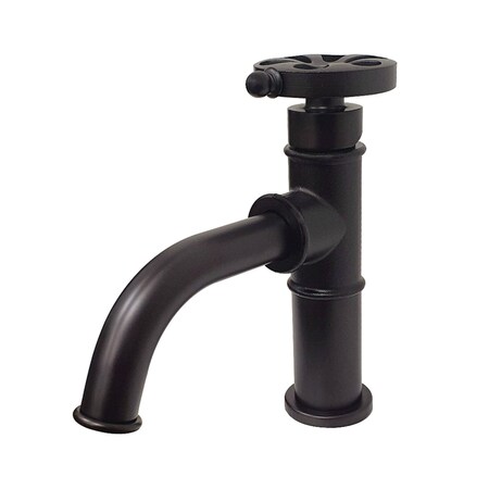 Kingston Brass KS2825RX Single-Handle Bathroom Faucet with Push Pop-Up, Oil Rubbed Bronze KS2825RX